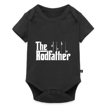 For the right angler - THE RODFATHER - Baby Premium short-sleeve bodysuit - black - Front
