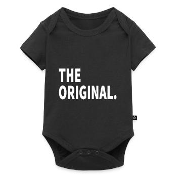 Papa fille père fille tenue - Body à manches courtes Premium Bébé - noir - Devant
