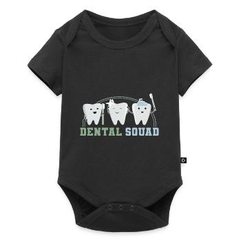 Orthodontiste Hygiéniste Dental - Body à manches courtes Premium Bébé - noir - Devant