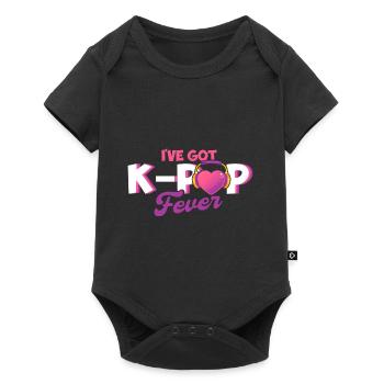 K-Pop Fan K-Pop Merchandise K-Pop Gift - Baby Premium short-sleeve bodysuit - black - Front