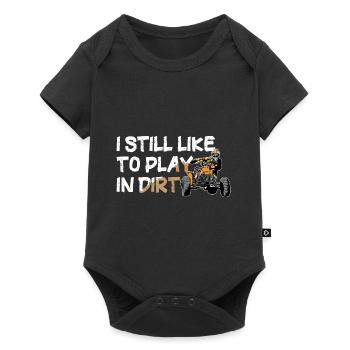 Hobbyist Gift likes to play - Baby Premium short-sleeve bodysuit - black - Front