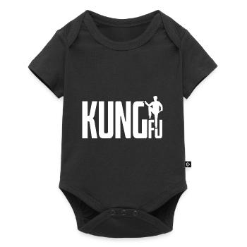 Kung Fu Simple Cool Artwork - Baby Premium short-sleeve bodysuit - black - Front