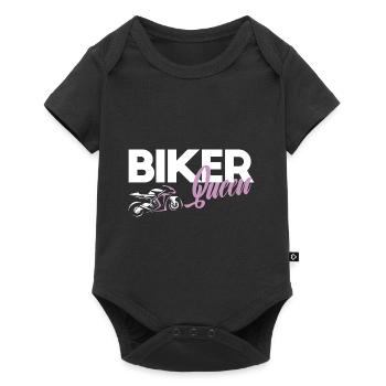 Motorcycling Supersport Biker Bike Biker - Baby Premium short-sleeve bodysuit - black - Front