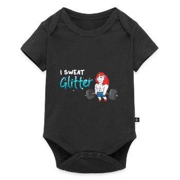 Licorne Muscle Workout Fitness Training Sport - Body à manches courtes Premium Bébé - noir - Devant