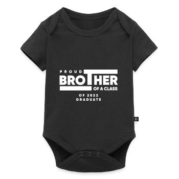 Proud Brother of A Class of 2022 Graduate Gift - Baby Premium short-sleeve bodysuit - black - Front