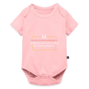 Pièces envoyées à une adresse incorrecte. - Body à manches courtes Premium Bébé - rose - Devant
