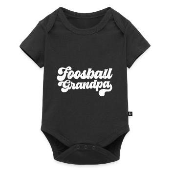 Baby-foot Grand-père Joueur de baby-foot Old Guy M - Body à manches courtes Premium Bébé - noir - Devant