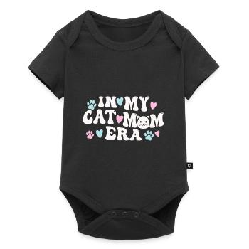 In my cat mother era for cat mommies - Baby Premium short-sleeve bodysuit - black - Front