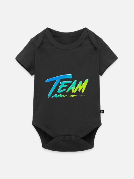 Team - Baby Premium Kurzarmbody - Schwarz