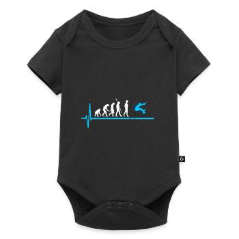 Long Jump Evolution Athletics - Baby Premium short-sleeve bodysuit - black - Front