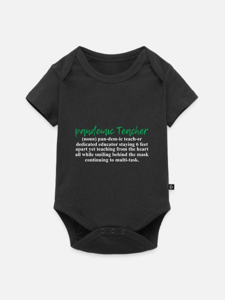 Online-Lehrer - Baby Premium Kurzarmbody - Schwarz