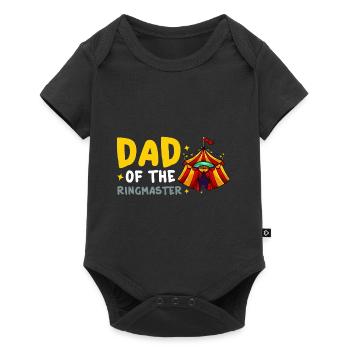Circus Birthday Party Papa Theme Ringmaster - Baby Premium short-sleeve bodysuit - black - Front