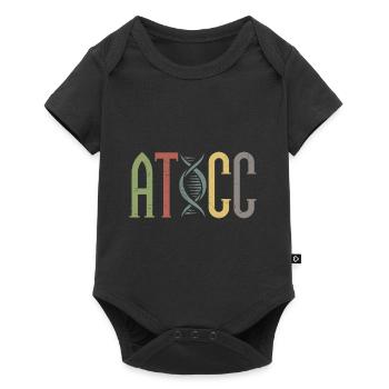 Aticc Genetics DNA String - Baby Premium short-sleeve bodysuit - black - Front