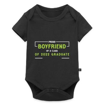Proud Boyfriend of A Class of 2022 Graduate Gift - Baby Premium short-sleeve bodysuit - black - Front