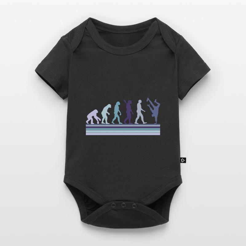 Évolution du Breakdance B-Boy Dance Breakdance Body à manches courtes Premium Bébé