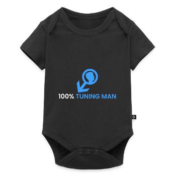 100% tuning man - Baby Premium short-sleeve bodysuit - black - Front