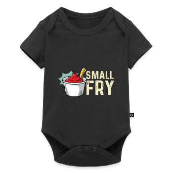 Petit serveur rôti ou cadeau de serveuse - Body à manches courtes Premium Bébé - noir - Devant