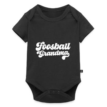 Baby-foot Grand-mère Joueur de baby-foot Joueur de football de table Femmes - Body à manches courtes Premium Bébé - noir - Devant