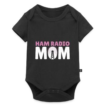 Signal Frequency Radio Amateurs Ham Radio Mom Wome - Baby Premium short-sleeve bodysuit - black - Front