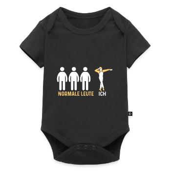 Danseur de claquettes - Body à manches courtes Premium Bébé - noir - Devant