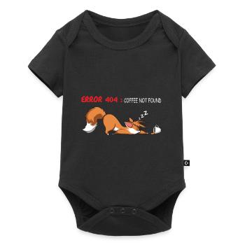 Coffee not found animal lover and owner G - Baby Premium short-sleeve bodysuit - black - Front