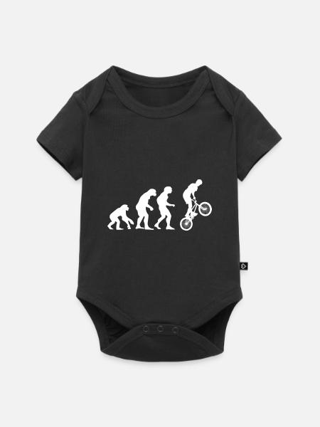 Evolution - BMX - Baby Premium Kurzarmbody - Schwarz