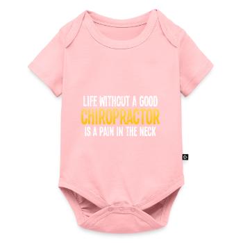 Chiropractor Physiotherapist Neck I Gift - Baby Premium short-sleeve bodysuit - rose - Front