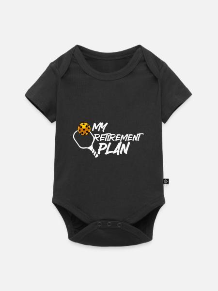 Federball - Baby Premium Kurzarmbody - Schwarz