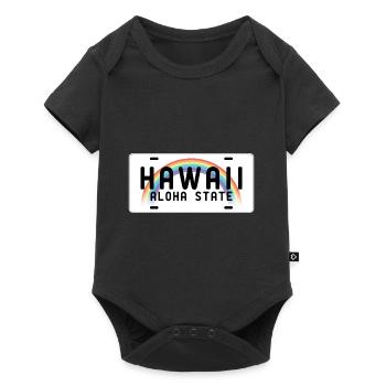 Hawaii Aloha State - Baby Premium short-sleeve bodysuit - black - Front