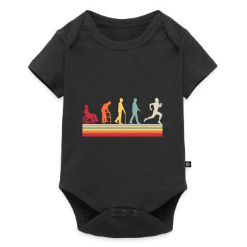 Thérapeute Human Evolution Vintage Physiothérapeute - Body à manches courtes Premium Bébé - noir - Devant