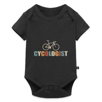 cycologist velo vélo vélos velos - Body à manches courtes Premium Bébé - noir - Devant