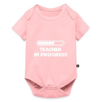Enseignant en progrès Amoureux de l’enseignement préscolaire - Body à manches courtes Premium Bébé - rose - Devant