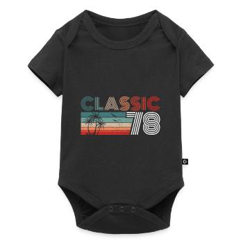 44 Year Old Birthday 2022 Classic 1978 44 Birthday - Baby Premium short-sleeve bodysuit - black - Front