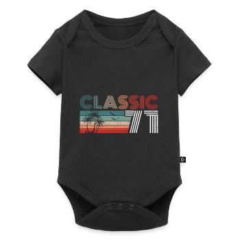 52 Year Old Birthday 2023 Classic 1971 52 Birthday - Baby Premium short-sleeve bodysuit - black - Front