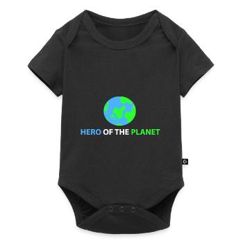 Hero of the Planet - Baby Premium short-sleeve bodysuit - black - Front