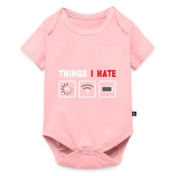 Things I Hate Computer Gamer Streamer - Baby Premium short-sleeve bodysuit - rose - Front