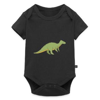 Dinosaures - Body à manches courtes Premium Bébé - noir - Devant