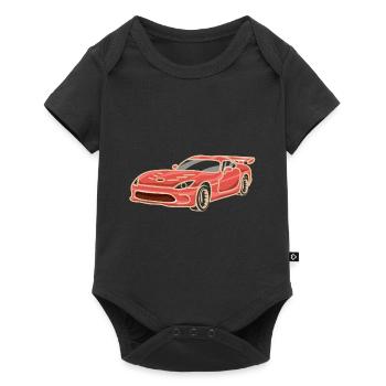 Voiture de course Enfants - Body à manches courtes Premium Bébé - noir - Devant