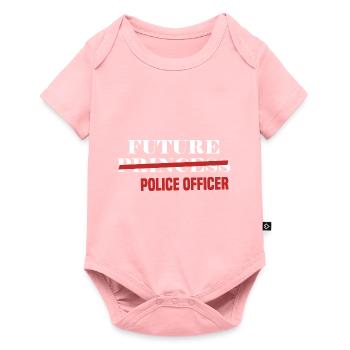 Future Princess Police Officer Kids By - Baby Premium short-sleeve bodysuit - rose - Front