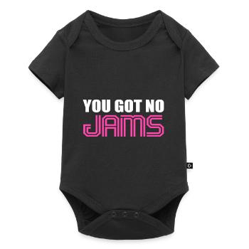 Je n’ai pas de jams mélomanes poison - Body à manches courtes Premium Bébé - noir - Devant