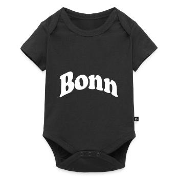 Bonn - Baby Premium short-sleeve bodysuit - black - Front