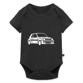 Rally Vehicle - Baby Premium short-sleeve bodysuit - black - Front