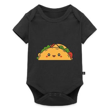 tacos - Body à manches courtes Premium Bébé - noir - Devant