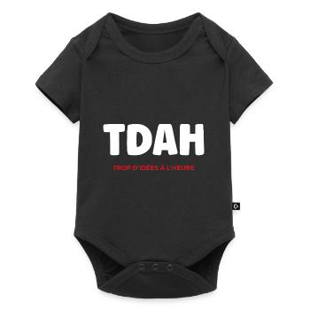 TDAH - Body à manches courtes Premium Bébé - noir - Devant