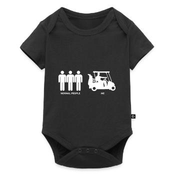 Golfball Golfer Witzig Golf Club Golf Golf Cart - Baby Premium short-sleeve bodysuit - black - Front