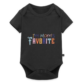 I'm Mom's Favorite Fun Family Sibling Rivalry - Baby Premium short-sleeve bodysuit - black - Front