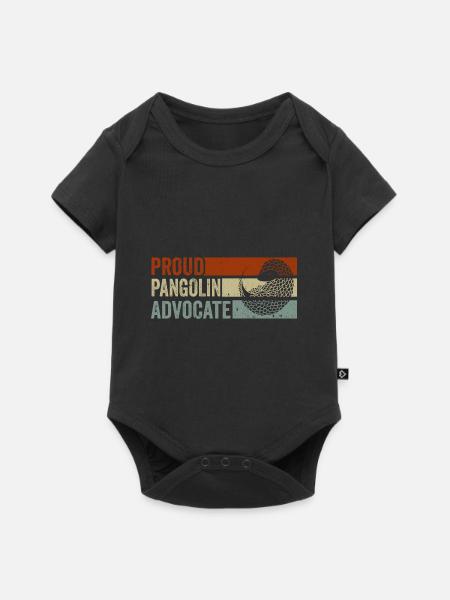 Stolzer Schuppentier-befürworter, - Baby Premium Kurzarmbody - Schwarz