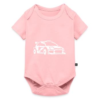 Voiutre de rallye - Body à manches courtes Premium Bébé - rose - Devant