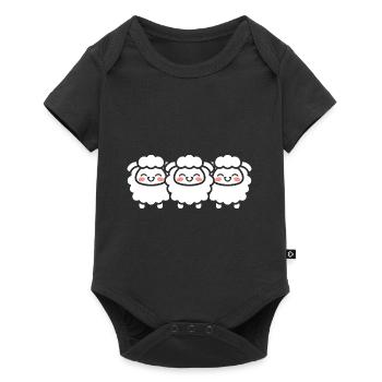 Sheep - Baby Premium short-sleeve bodysuit - black - Front
