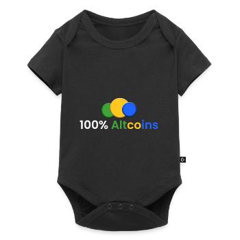 100% Altcoins - Baby Premium short-sleeve bodysuit - black - Front